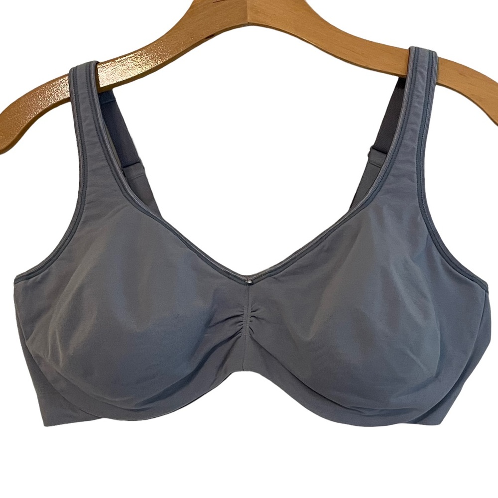 Olga Gray Soft Cup Underwire Bra Size 40D